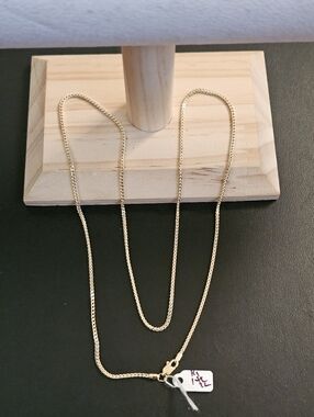 14k Gold Necklace 22 Inch